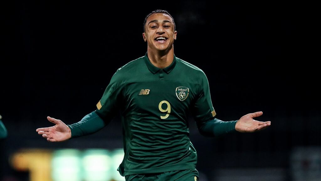 Norwich striker Adam Idah has been named in a 23-man Republic of Ireland squad for the Nations League games against Bulgaria and Finland. Photograph: Ryan Byrne/Inpho