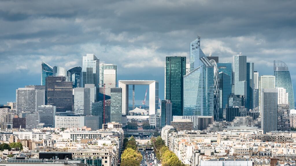 La Défense business district in Paris. A recent report by the French high council for equality recommended that gender quotas be extended to senior management. Photograph: iStock
