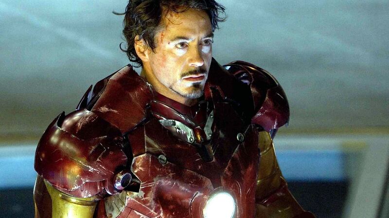 Robert Downey Jr as Tony Stark in the film ‘Iron Man’. On his plans to develop an AI robot, Mark Zuckerberg said: ‘You can think of it kind of like Jarvis in Iron Man.’