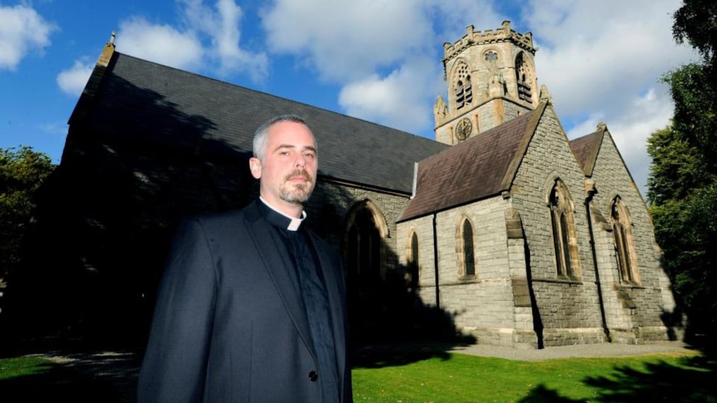 Vicar Andrew McCroskery of St Bartholomew’s Church of Ireland in Ballsbridge. Photograph: Dave Meehan
