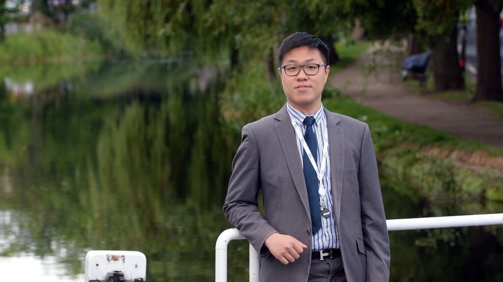 Solomon Kong still struggles with the general cost of living in Dublin and was shocked to discover the rate of basic tax when the received his first pay cheque. Photograph: Cyril Byrne