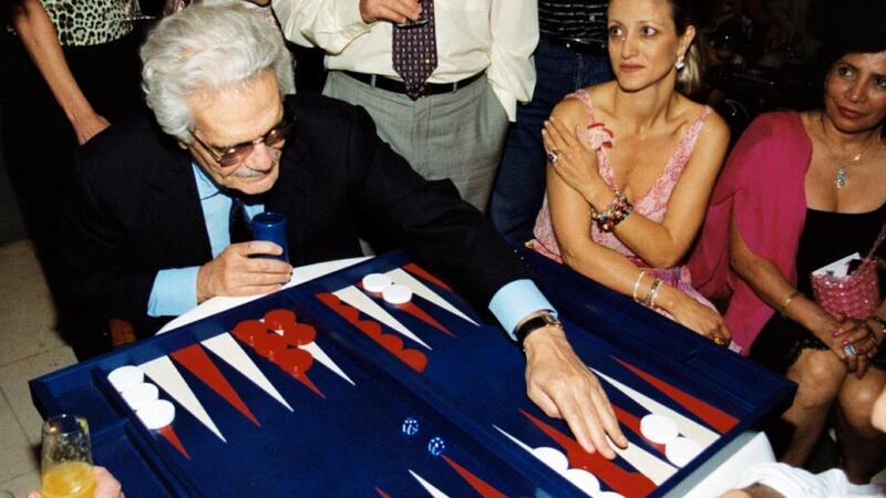 File photograph of Omar Sharif at a casino. File photograph: Astley Galloway/PA Wire