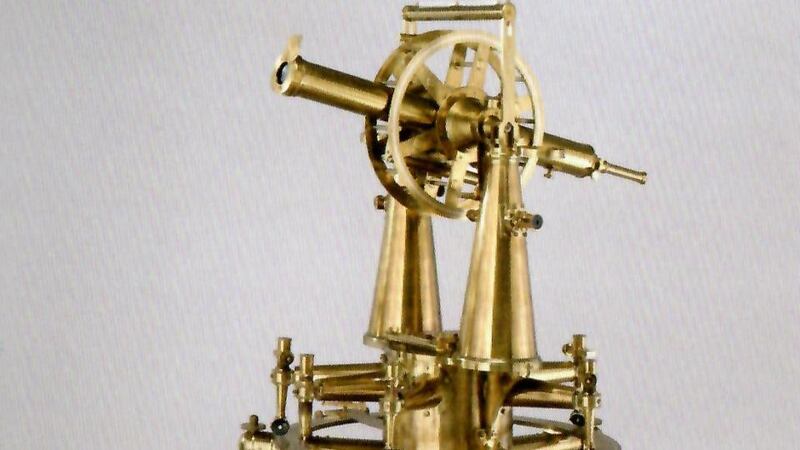 A high-precision theodolite used in the measurement of the Lough Foyle baseline, 1828-29.