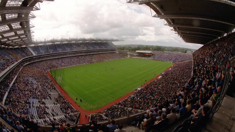 A generel view of Croke Park for the 2002 Leinster semi-final. Photograph: Donall Farmer/Inpho