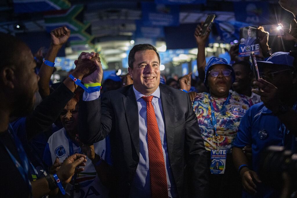 John Steenhuisen, leader of the South African main opposition party Democratic Alliance. Photograph: Michele Spatari / AFP via Getty