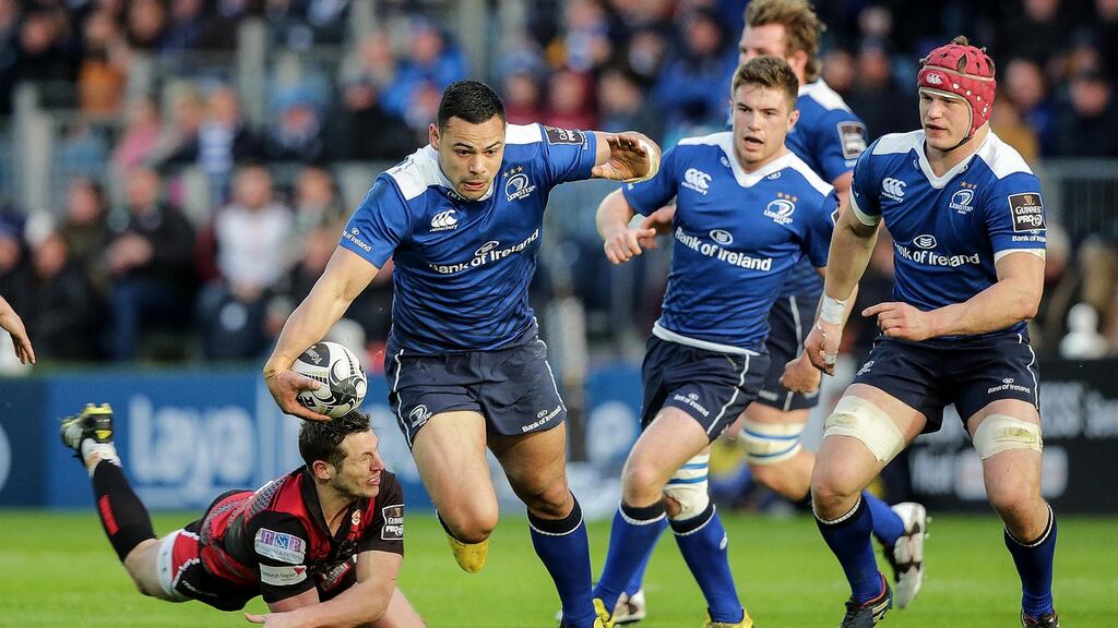 Ben Te’o: the player earned respect from his Leinster team-mates over how he adapted to rugby union. Photograph: Morgan Treacy/Inpho