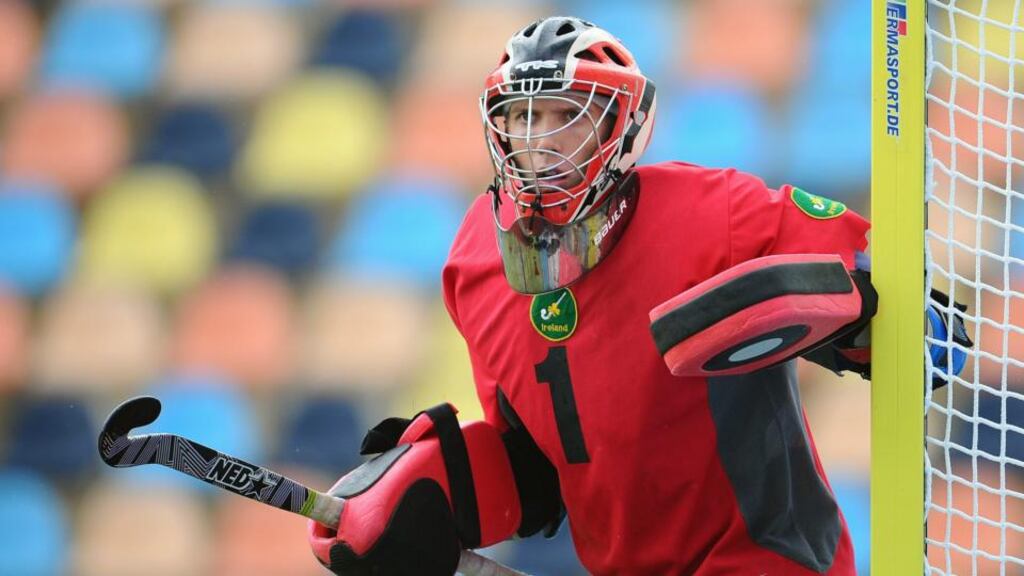 David Harte: was bought for €41,000, making him the second most expensive goalkeeper in the India Hockey League this season. Photpgraph: Getty
