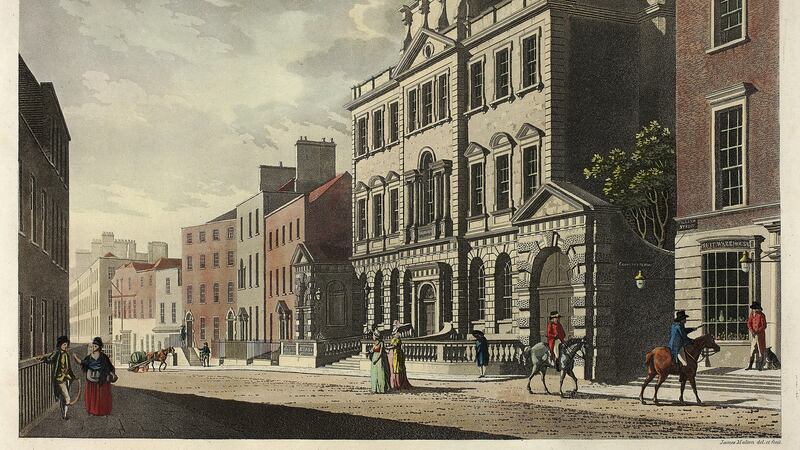 Powerscourt House, Dublin, published July 1795, James Malton. Photograph: Sepia Times/Universal Images Group via Getty