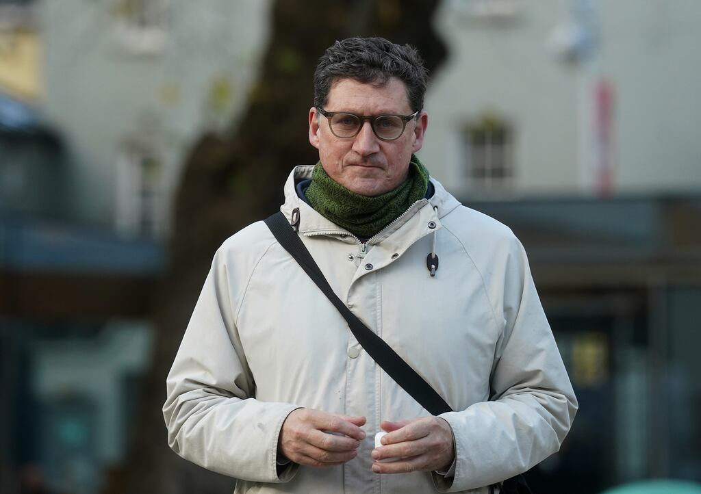 Green party leader Eamon Ryan. It’s only halftime in Government, he told deputies, and Micheál Martin is handing the captain’s armband to Leo Varadkar. Photograph: PA