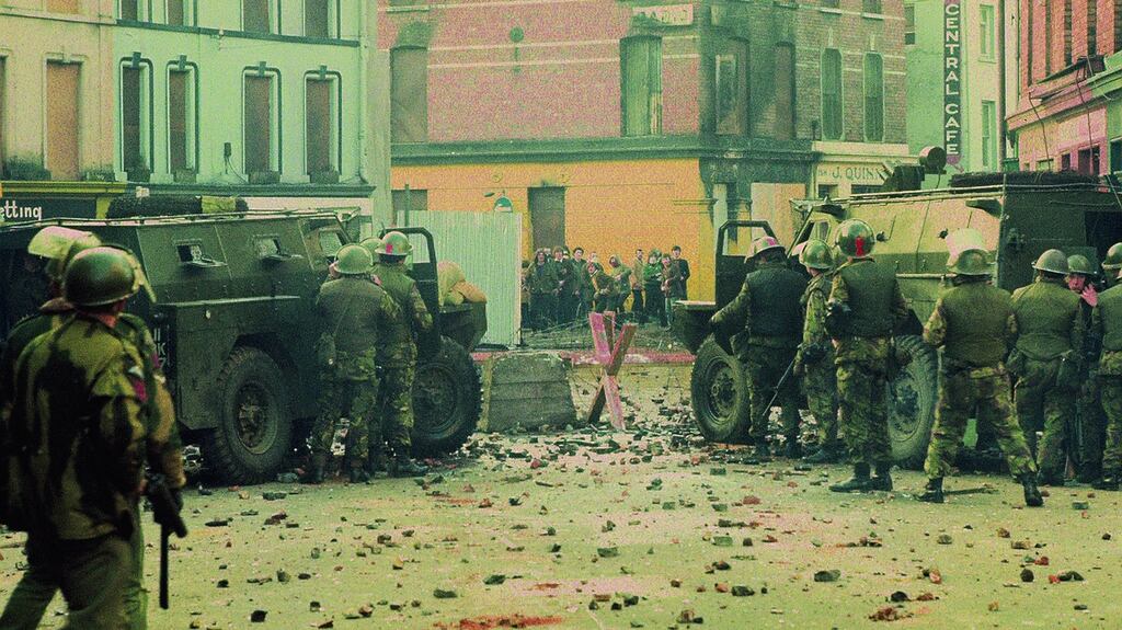 Thirteen people were killed when members of the Parachute Regiment opened fire on a civil rights demonstration in the city in 1972. Photograph: William L. Rukeyser/Getty Images