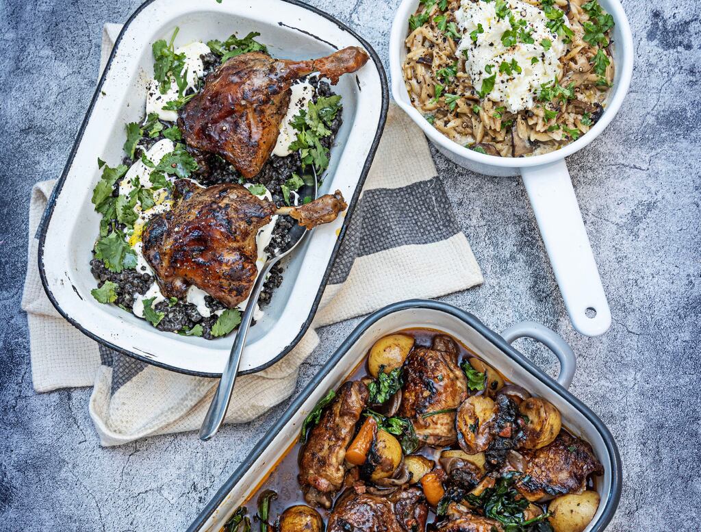 One-pot wonders: easy to prepare, minimal cleaning-up. Photograph: Harry Weir Photography