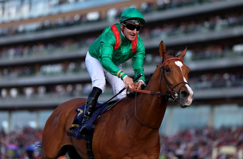 Stephane Pasquier riding Calandagan to victory in the King Edward VII Stakes during day four of Royal Ascot in June. Photograph: Tom Dulat/Getty Images for Ascot Racecourse
