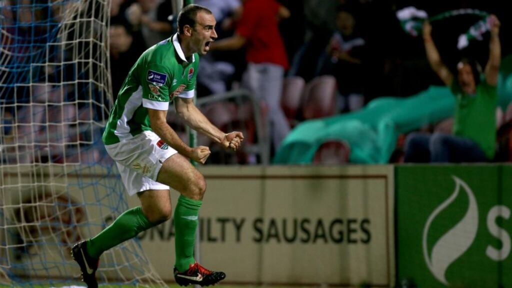 Dan Murray: The Cork City defender is back in contention for his side’s visit to Shamrock Rovers. Photograph: Ryan Byrne/Inpho