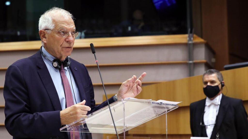 EU chief diplomat Josep Borrell has ruled out military action. Photograph: Yves Herman/POOL/AFP via Getty