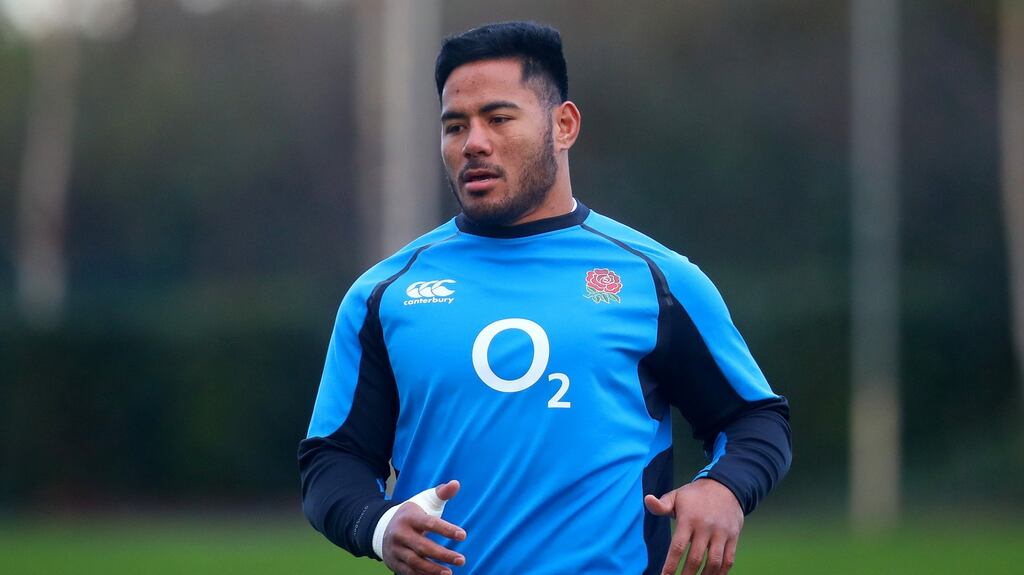Manu Tuilagi will start a Test match for the first time since June 2014 against Ireland. Photograph: Oisín Keniry/Inpho