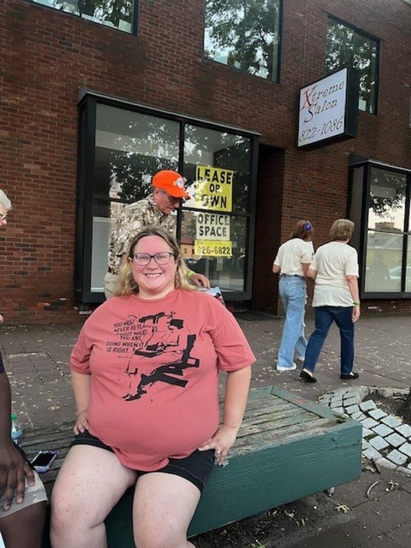 Alicia in Wilkes-Barre: 'People here don’t understand the cost of gas globally. If they knew the prices in Europe, they’d be horrified.' Photograph: Keith Duggan