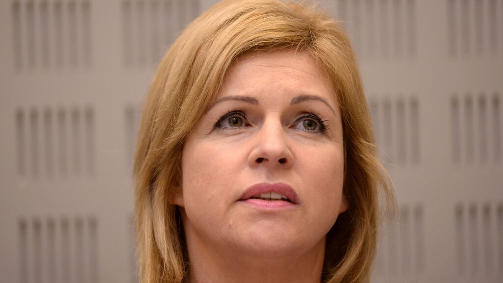 Sinn Féin Mayo TD Rose Conway-Walsh said that only seven of 85 students due in the school on Monday turned up for classes. Photograph: Dara Mac Donaill