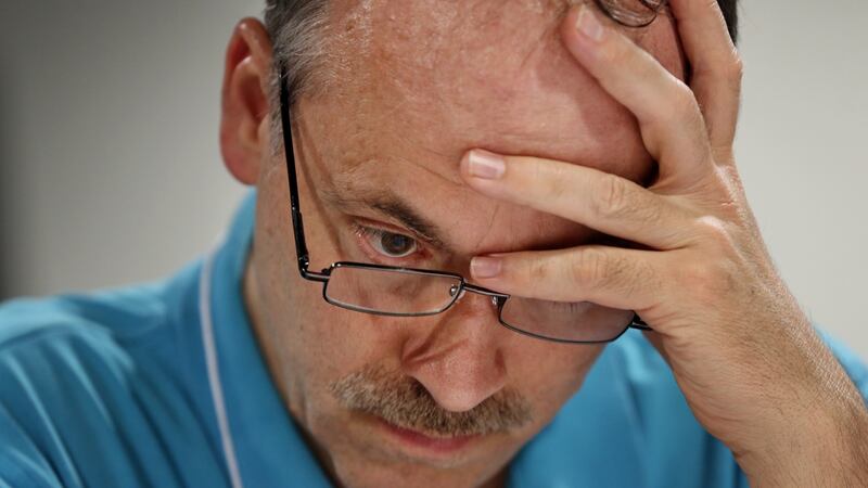 Will Shortz during the National Puzzlers’ League convention in Boston in 2017. File photograph: Craig F Walker/The Boston Globe via Getty Images