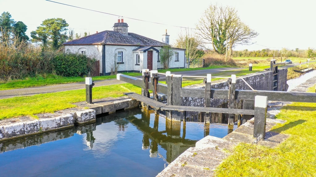 A cottage on the Royal Canal outside the village of Keenagh in Co Longford