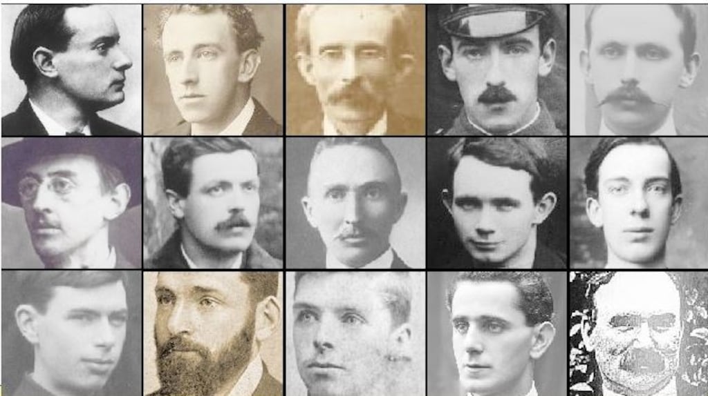 The 15 men executed in the wake of the Rising