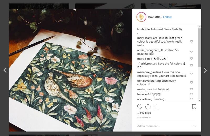 Instagram: one of Jane Carkill's posts