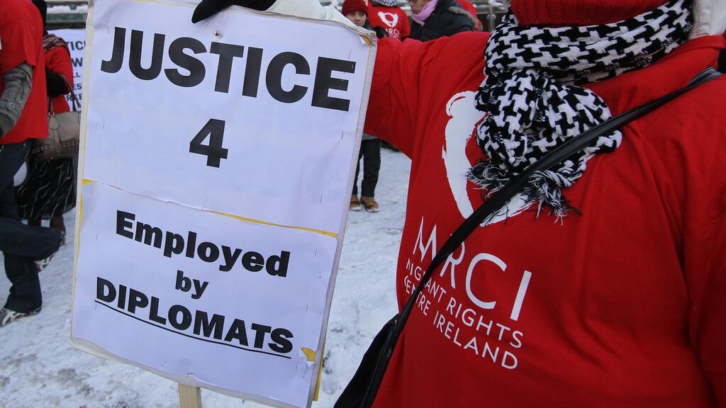 New guidelines have been published to ensure migrant workers in embassies are paid minimum wage. Photograph: Brenda Fitzsimons/The Irish Times