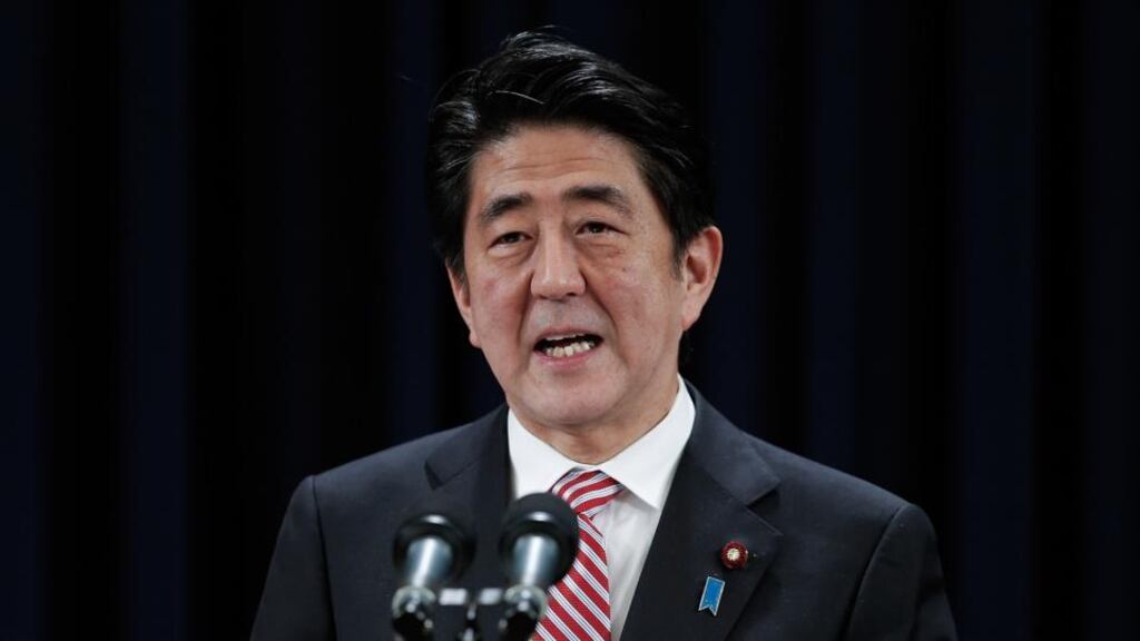Prime Minister of Japan Shinzo Abe. Photograph: Lintao Zhang/Getty Images