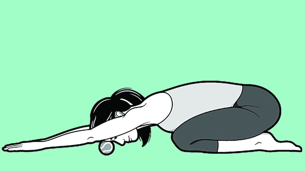 For each exercise, take slow, deep abdominal breaths that emphasise and elongate the exhale. All illustrations: Brown Bird Design/New York Times