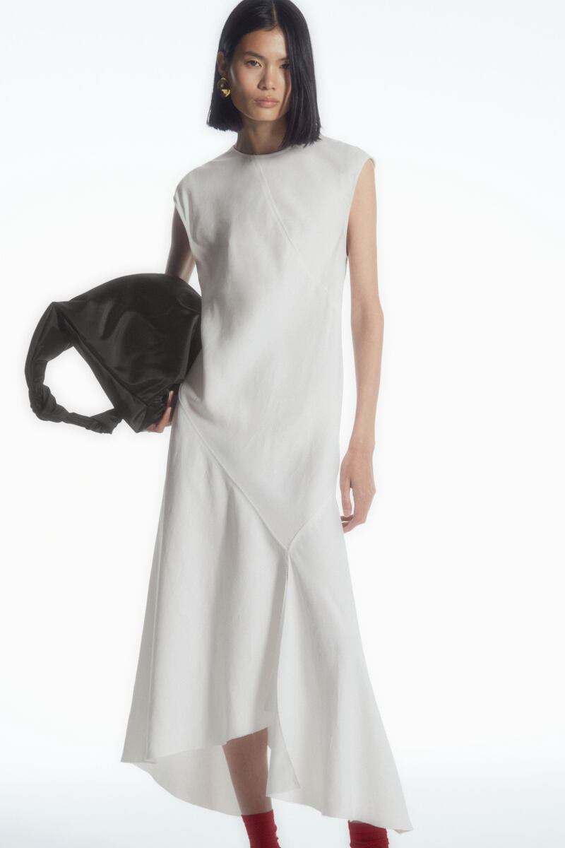 Asymmetric draped maxi from Cos,€150