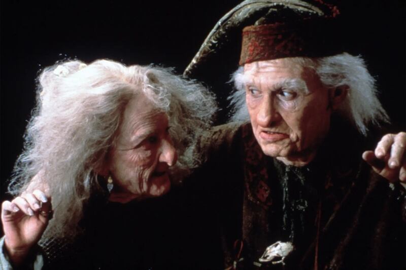 The Princess Bride: Carol Kane and Billy Crystal in the 1987 film directed by Rob Reiner and written by William Goldman