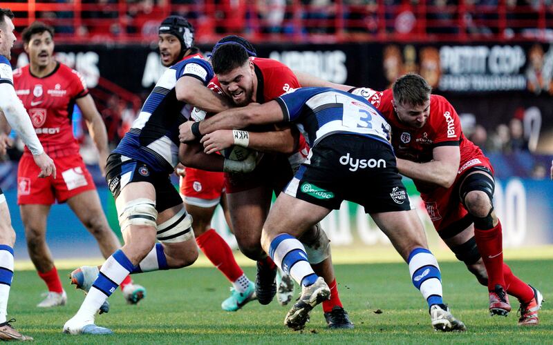 Emmanuel Meafou will feature for France in the tournament but will miss the first two matches at least due to injury. Photograph: Inpho