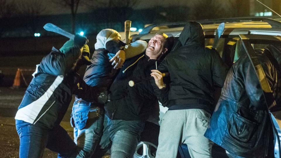 A scene from the first episode of the new series of Love/Hate.