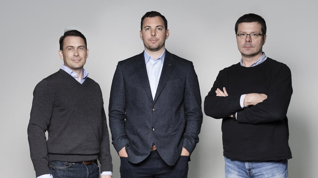 Cambrist founders CEO Jacob Claflin, Blake Newman, head of product and Victor Mikhailov, chief technology officer. Claflin says “It really is two steps forward and one step back a lot of the time.”