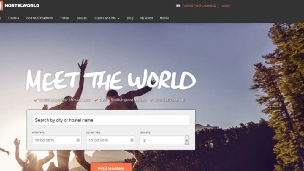 Hostelworld specialises in offering online booking services and maintains a database with over 12,600 hostels in 170 countries.