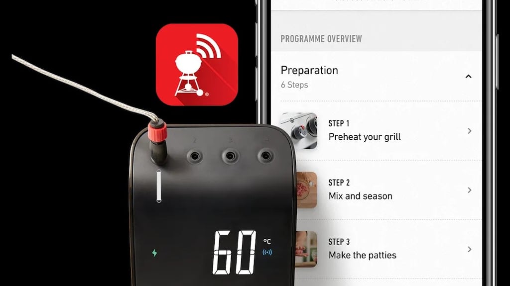 Weber offers smart barbecues, with its Connect technology built into the grill.