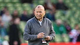 Eddie Jones bemoans referee Gianluca Gnecchi’s interpretation of knock-on for Timoney try