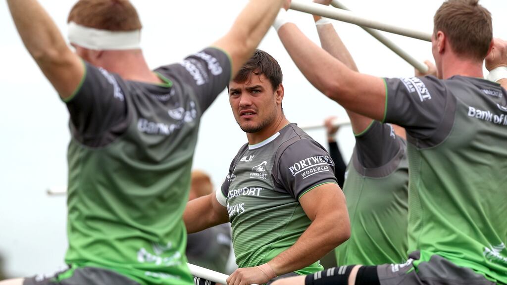 Quinn Roux is one of four changes to the Connacht team. Photograph: Bryan Keane/Inpho