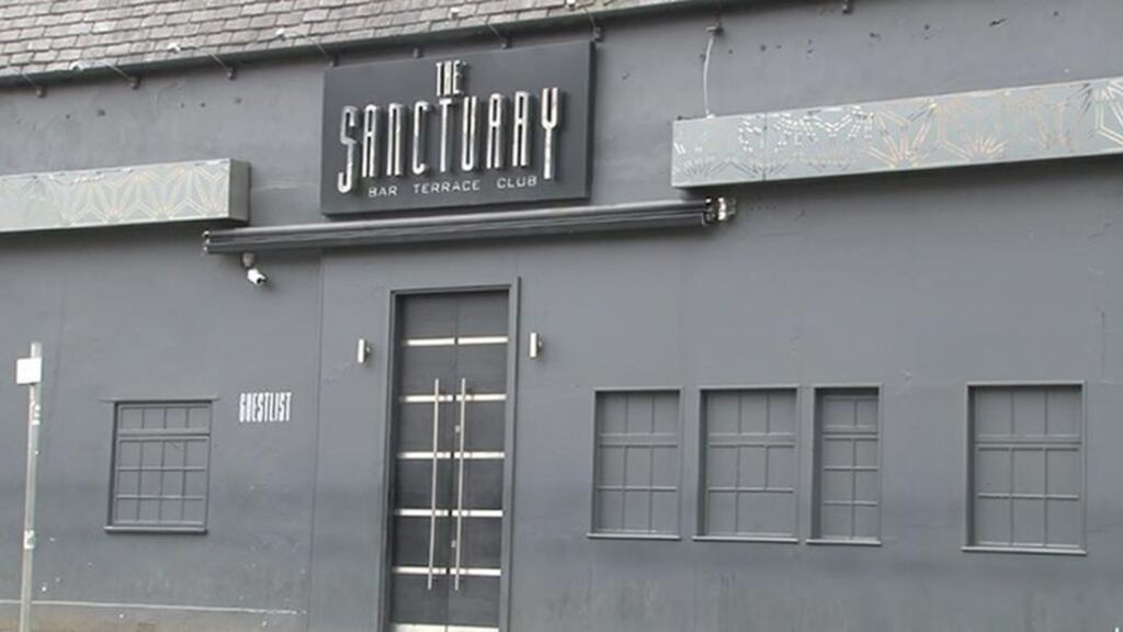 The Sanctuary nightclub in Dumbarton Road, Glasgow where student Karen Buckley was seen on CCTV footage in the early hours of Sunday morning talking to a man before she went missing.Photograph: Paul Ward/PA Wire
