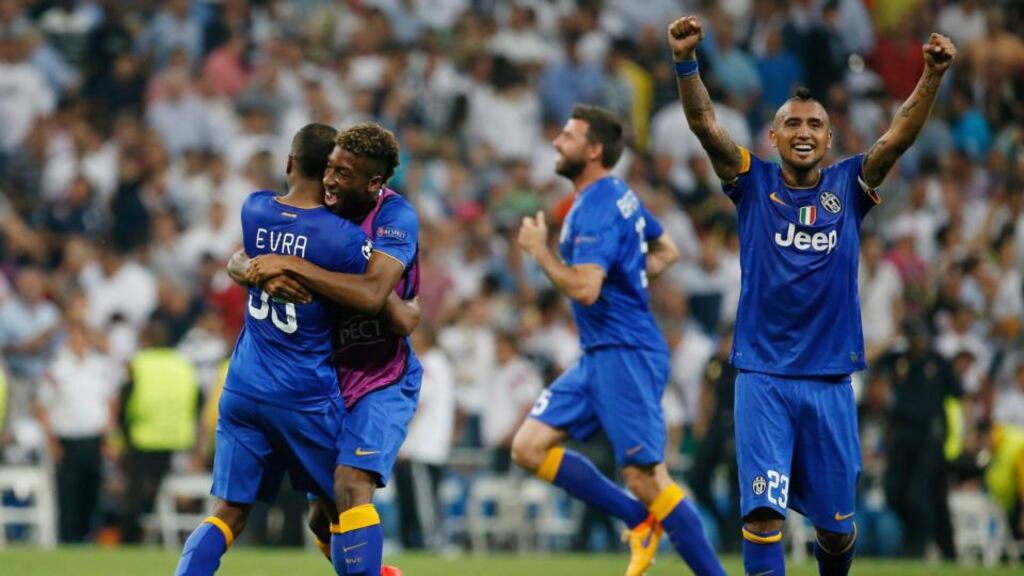 Juventus are through to the Champions League final in Berlin after knocking out holders Real Madrid 3-2 on aggregate. Photograph: Reuters