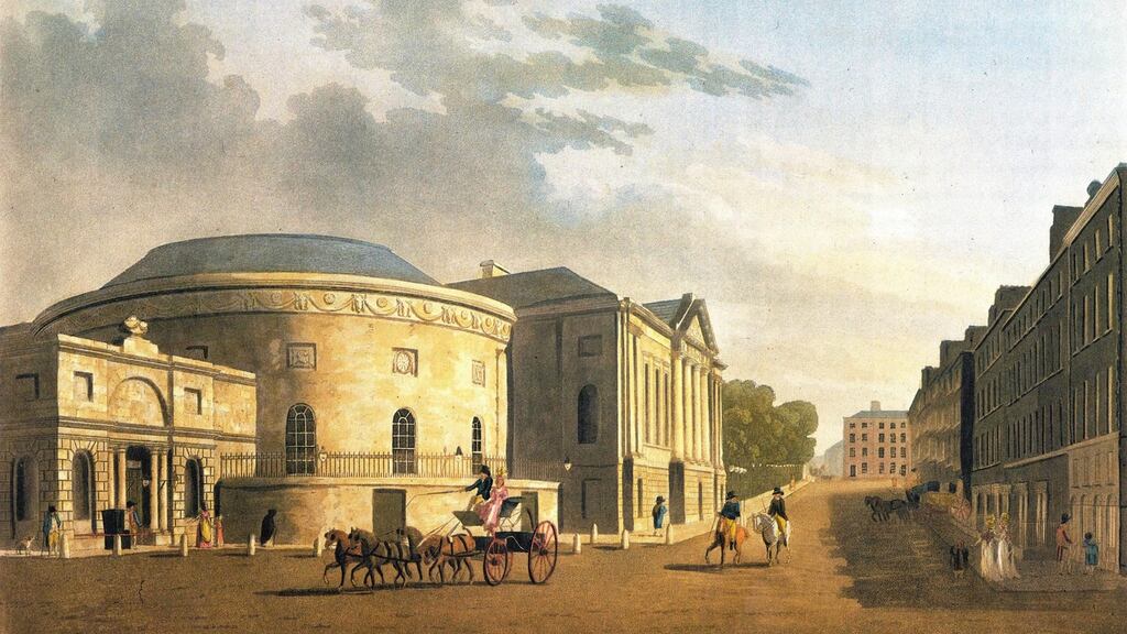 James Malton – Rutland Square in the 1790s