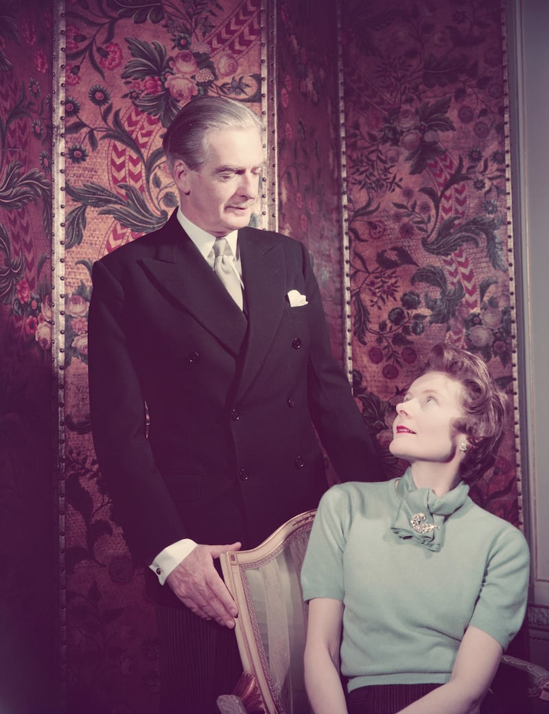 British Conservative prime minister Anthony Eden (1897-1977) with his wife Clarissa, Lady Eden, c1955. Photograph: Keystone/Hulton Archive/Getty Images