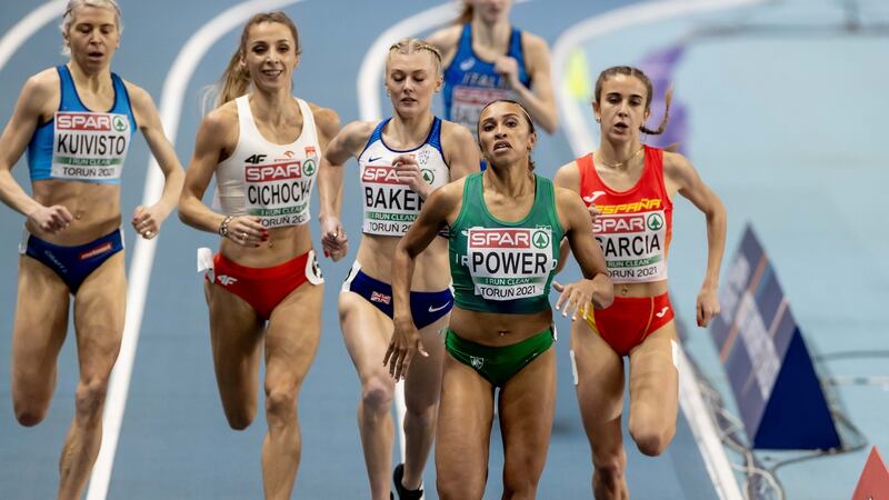 Nadia Power missed out on a place in the 800m final in Poland. Photograph: Morgan Treacy/Inpho