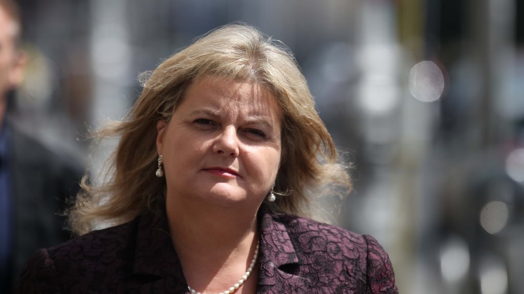 Former chief executive of the Rehab Group, Angela Kerins, who was exposed to questions about the charity which inferred impropriety, lack of transparency and ‘even illegality’, the High Court was told on Thursday. Photograph: Collins