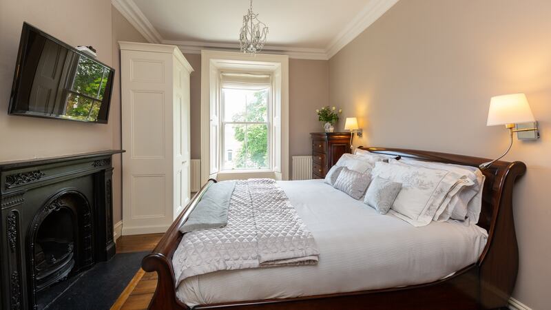 There are three bedrooms upstairs as well as the family bathroom.