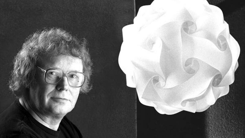 Holger Strøm with the IQ light, in 2000. Photograph: iqlight.com