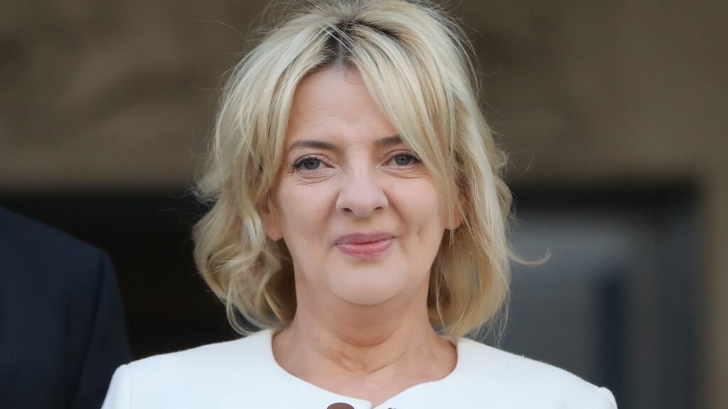 Sinn Féin presidential candidate Liadh Ní Riada. Photograph: Niall Carson/PA Wire.
