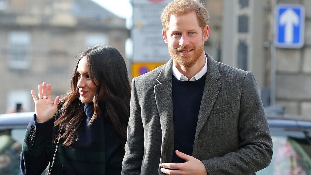 Meghan Markle and Prince Harry. Photograph: Owen Humphreys/PA Wire/File
