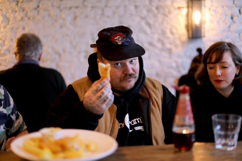 Canadian chef Matty Matheson in Fish Shop, Smithfield, D7. Photograph: Tom Honan
