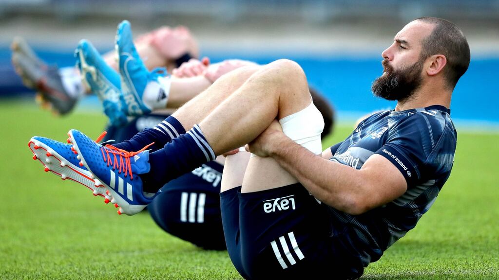 Scott Fardy will captain Leinster this weekend. Photograph: Ryan Byrne/Inpho