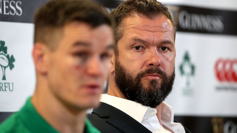 Andy Farrell’s Ireland head to Twickenham unbeaten on Sunday week. Photograph: Bryan Keane/Inpho